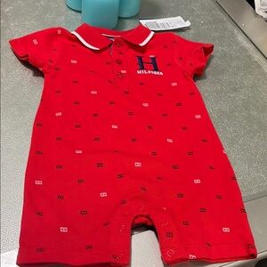 Tommy Hilfiger Red Baby Romper